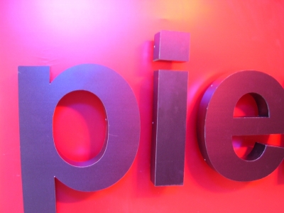 Channel letters with neon