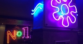 "Neon shapes" neon sign